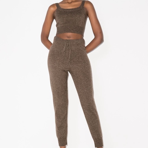 Reformation Sweaters - Reformation Cashmere  knitted top and track pants set NWT
